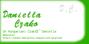daniella czako business card